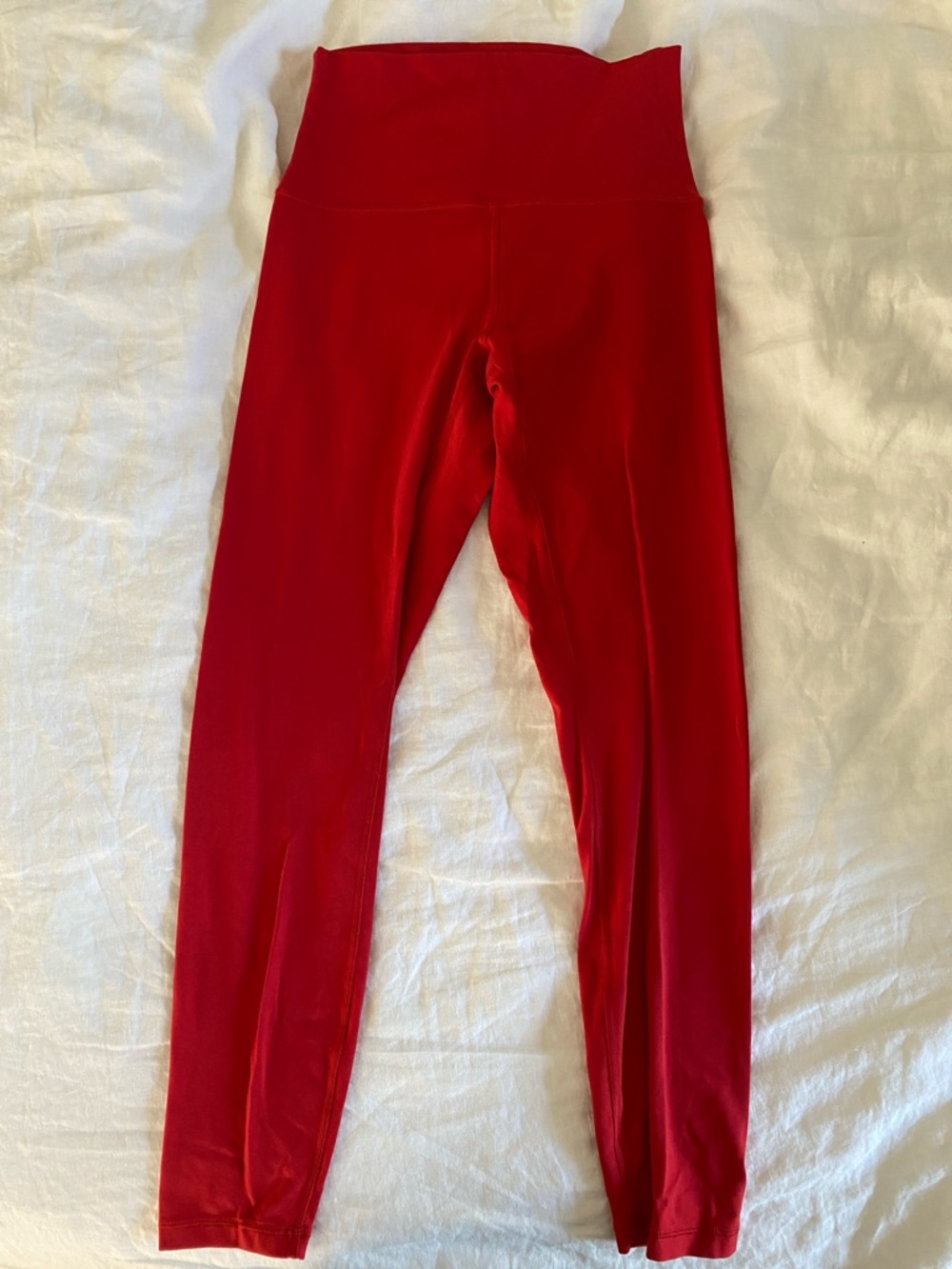 CRZ YOGA High-Waist Red Leggings Size Small